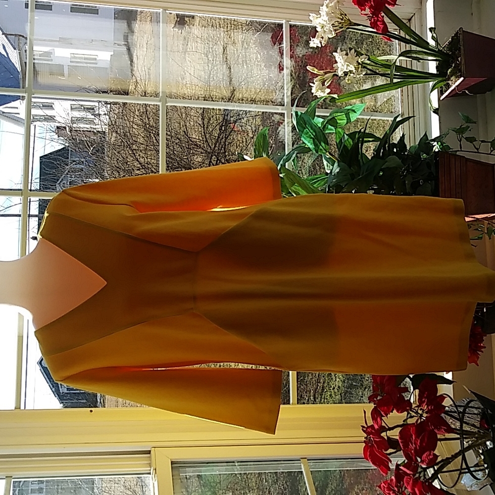 Boden yellow Dress V necked Size 12P